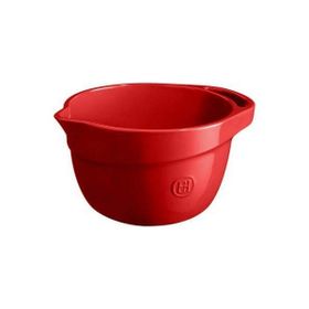 Emile Henry EH346563 Yuvarlak 3.5 lL Kırmızı Burgundy Karıştırma Kabı