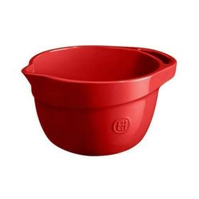 Emile Henry EH346563 Yuvarlak 3.5 lL Kırmızı Burgundy Karıştırma Kabı
