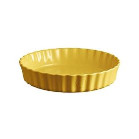 Emile Henry EH906024 EH Mat Sarı Tart-Börek Fırın Kabı