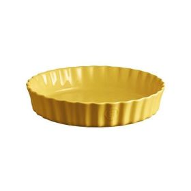 Emile Henry EH906024 EH Mat Sarı Tart-Börek Fırın Kabı