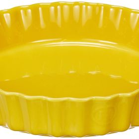 Emile Henry EH906028 Mat Sarı Provence Yellow Tart Börek Flan Kabı