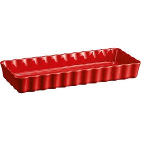 Emile Henry Kırmızı 36.5 cm Dikdörtgen Fırın Kabı