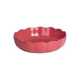 Emile Henry Madeleine 27 cm Pembe Yuvarlak Fırın Kabı