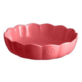Emile Henry Madeleine 27 cm Pembe Yuvarlak Fırın Kabı