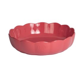 Emile Henry Madeleine 27 cm Pembe Yuvarlak Fırın Kabı