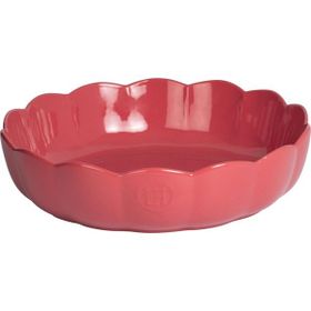 Emile Henry Madeleine 27 cm Pembe Yuvarlak Fırın Kabı