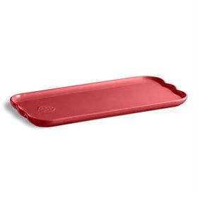 Emile Henry Madeleine 31.5x15 cm Pembe Rose Candy Servis Tabağı