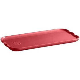 Emile Henry Madeleine 31.5x15 cm Pembe Rose Candy Servis Tabağı