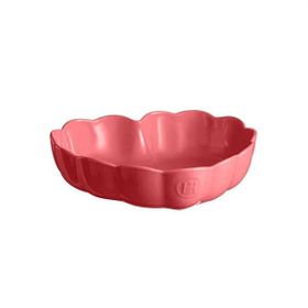 Emile Henry Madeleine 6.5x24.5x26.5 cm Pembe Kalp Fırın Kabı