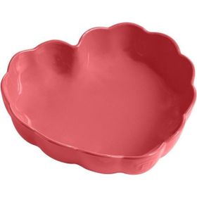Emile Henry Madeleine EH476153 Pembe 26.5 cm Kalp Fırın Kabı
