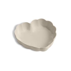 Emile Henry Madeleine Kalp Ekru 6.5x24.5x26.5 cm Fırın Kabı