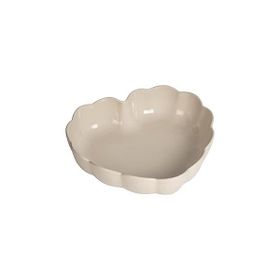 Emile Henry Madeleine Kalp Ekru 6.5x24.5x26.5 cm Fırın Kabı