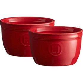 Emile Henry Ramekin 2 Adet Kırmızı 9 cm Fırın Kabı