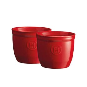 Emile Henry Ramekin Burgundy 8 cm Kırmızı Fırın Kabı