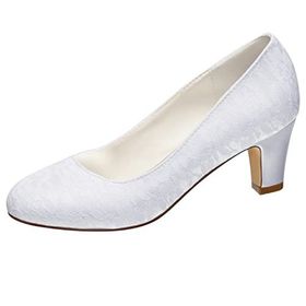 Emily Bridal 1505-1-CB35 Stiletto Beyaz Kadın Topuklu Ayakkabı