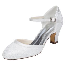 Emily Bridal Stiletto Beyaz Kadın Topuklu Ayakkabı