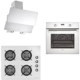 Eminçelik AO 2163 W60+AH 1240 WG60+CH 1454 RC W60 Beyaz 3'lü Ankastre Set
