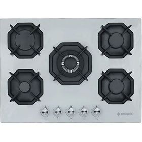 Eminçelik EC-AH 2250 BW WG70 SNG 70 cm Woklu Beyaz Ankastre Ocak
