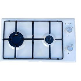 Eminçelik EC-AU 4120 WE30 Lg Lpgli Çakmaksız Set Üstü Domino Beyaz Emaye Ocak
