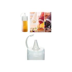 EminHome Masterchef Şeffaf Plastik Yağdanlık Sosluk 700 Ml BASTONLU