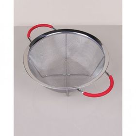 Eminox 25 Cm Silikon Kulp Metal Süzgeç