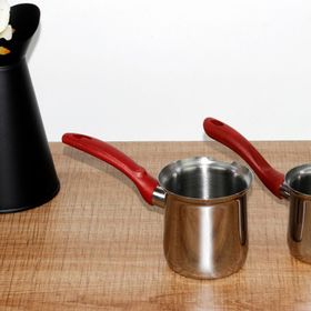 Eminox 2'li 8-9 cm Çelik Cezve Seti