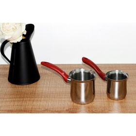 Eminox 2'li 8-9 cm Çelik Cezve Seti