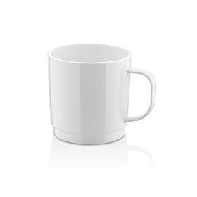 Emir 250 ml Kırılmaz Beyaz Kulplu Çay Kahve Bardağı