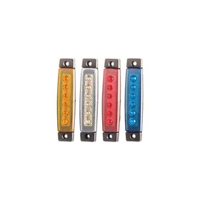 Emir 52-S Sarı 12/24 V 6 Led'li Parmak Lamba