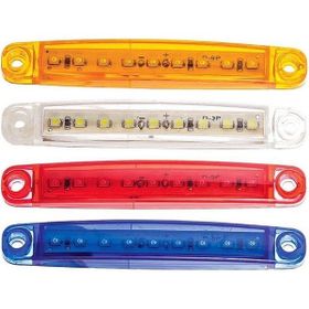 Emir 53-K Kırmızı 12/24 V 9 Led'li Parmak Lamba