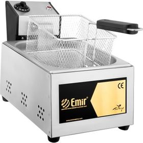 Emir Büfe Tipi 5+5 lt Elektrikli Fritöz Makinesi