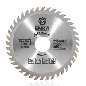 Emka 115 mm 40 Diş Ahşep Kesme Sunta Testeresi