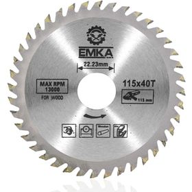 Emka 115 mm 40 Diş Ahşep Kesme Sunta Testeresi