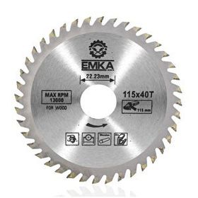 Emka 115 mm 40 Diş Ahşep Kesme Sunta Testeresi