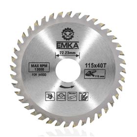 Emka 115 mm 40 Diş Ahşep Kesme Sunta Testeresi