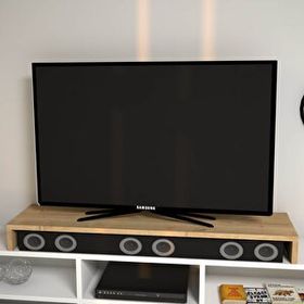 Emkawood Carry Meşe Monitör Yükseltici Soundbar Stand