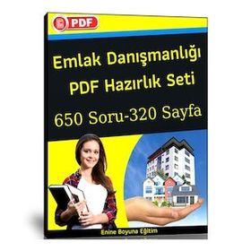 Emlak Danışmanlığı PDF Hazırlık Seti