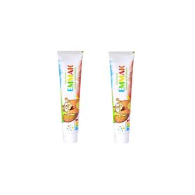 Emmak Çilek Aromalı 2x75 ml Çocuk Diş Macunu