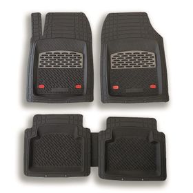 EMN 987 Audi A4 01-05 Kauçuk Kuzey Gri Oto Paspas