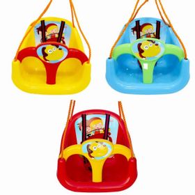 Emniyet Kemerli Korumalıklı İpli Bebek Salıncağı