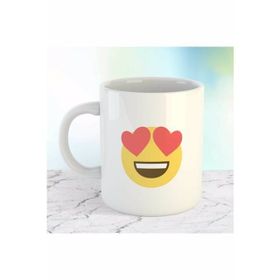 Emoji İfadeler Baskılı Seramik Kupa Bardak