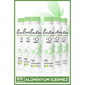 Emotion 6x150 ml Natural Breeze Deodorant
