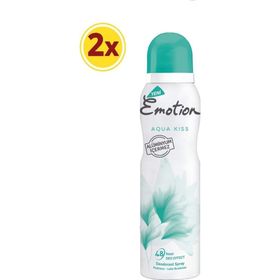 Emotion Aqua Kiss 2x150 ml Kadın Sprey Deodorant