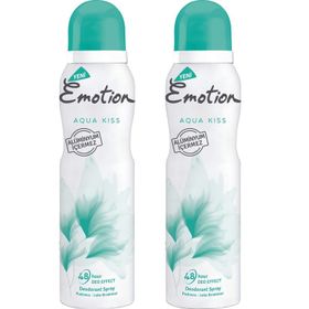 Emotion Aqua Kiss 2x150 ML Kadın Sprey Deodorant