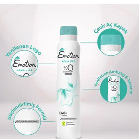 Emotion Aqua Kiss 6x200 ML Kadın Sprey Deodorant