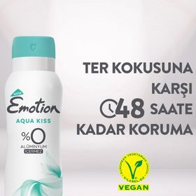 Emotion Aqua Kiss 6x200 ML Kadın Sprey Deodorant