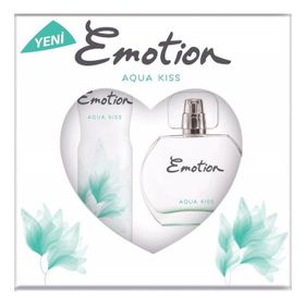 Emotion Aqua Kiss Kofre EDT 50 ml Kadın Parfüm + 150 ml Deodorant Seti