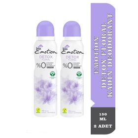 Emotion Detox Floral 2x150 ml Kadın Sprey Deodorant