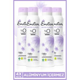 Emotion Detox Floral 4x150 ml Kadın Sprey Deodorant