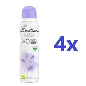 Emotion Detox Floral 4x150 ml Kadın Sprey Deodorant